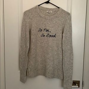 Madewell “So far So good” sweater